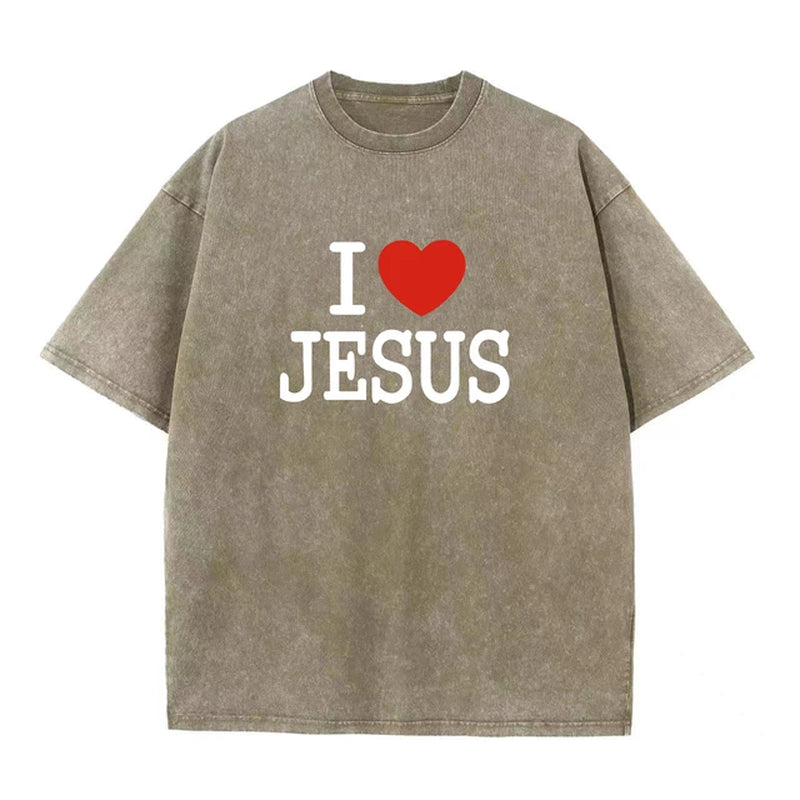 I Love Jesus Oversized Tee
