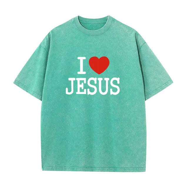 I Love Jesus Oversized Tee
