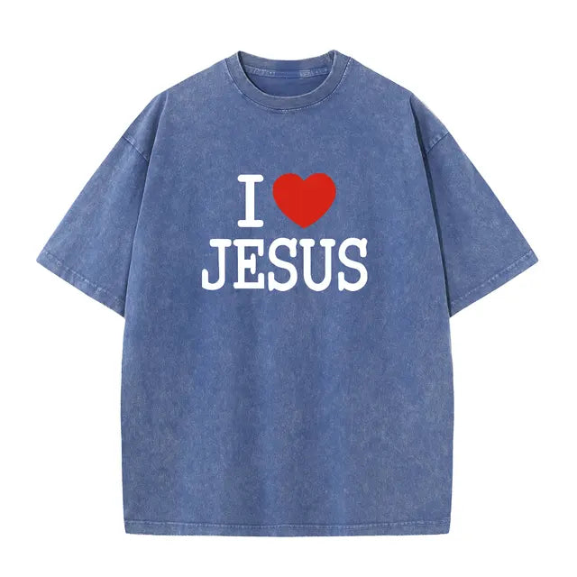 I Love Jesus Oversized Tee