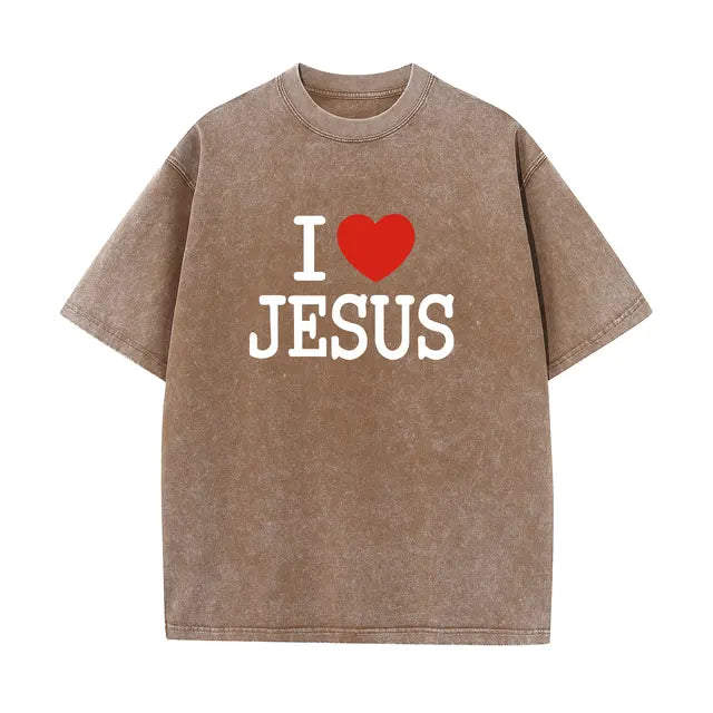 I Love Jesus Oversized Tee