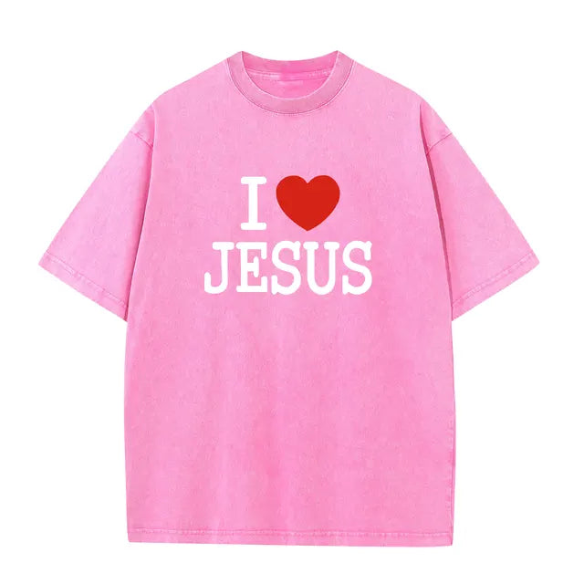 I Love Jesus Oversized Tee