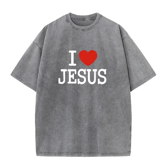 I Love Jesus Oversized Tee