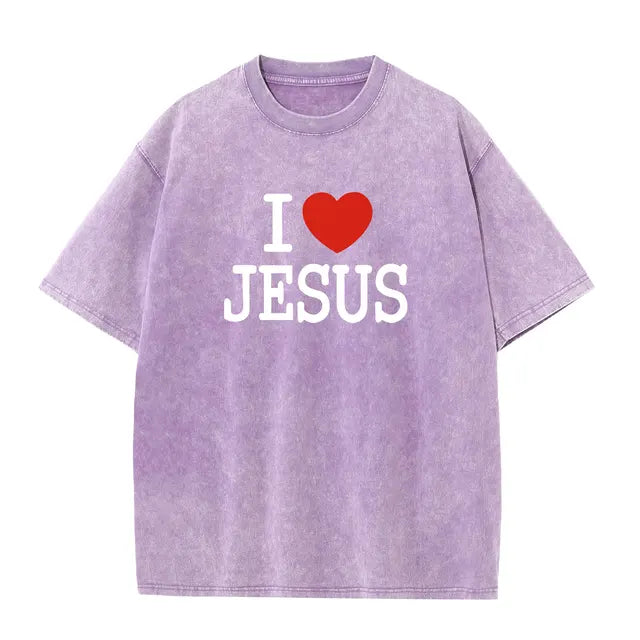 I Love Jesus Oversized Tee