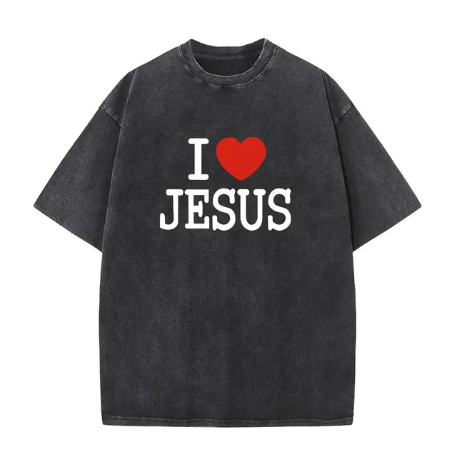 I Love Jesus Oversized Tee